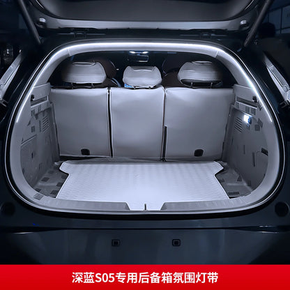 For Changan Deepal S05 Trunk LED Strip Lights - Car Ambient Lighting Accessories for Interior Decoration