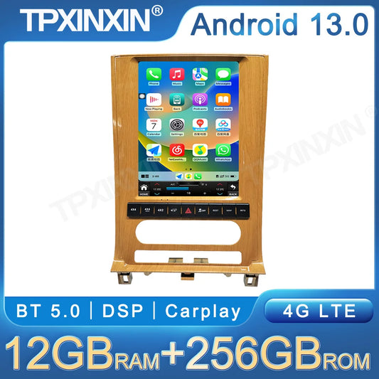 Android 13.0 Auto Multimedia Player Screen For Lincoln Navigator 2010-2013 Carplay Car Radio 12.1 Inch GPS Navigation Head Unit