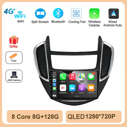 Android OS Car Radio Multimedia Stereo Player WiFi GPS Navigation Video For Chevrolet TRAX 2014 - 2016 Wireless Carplay 4G