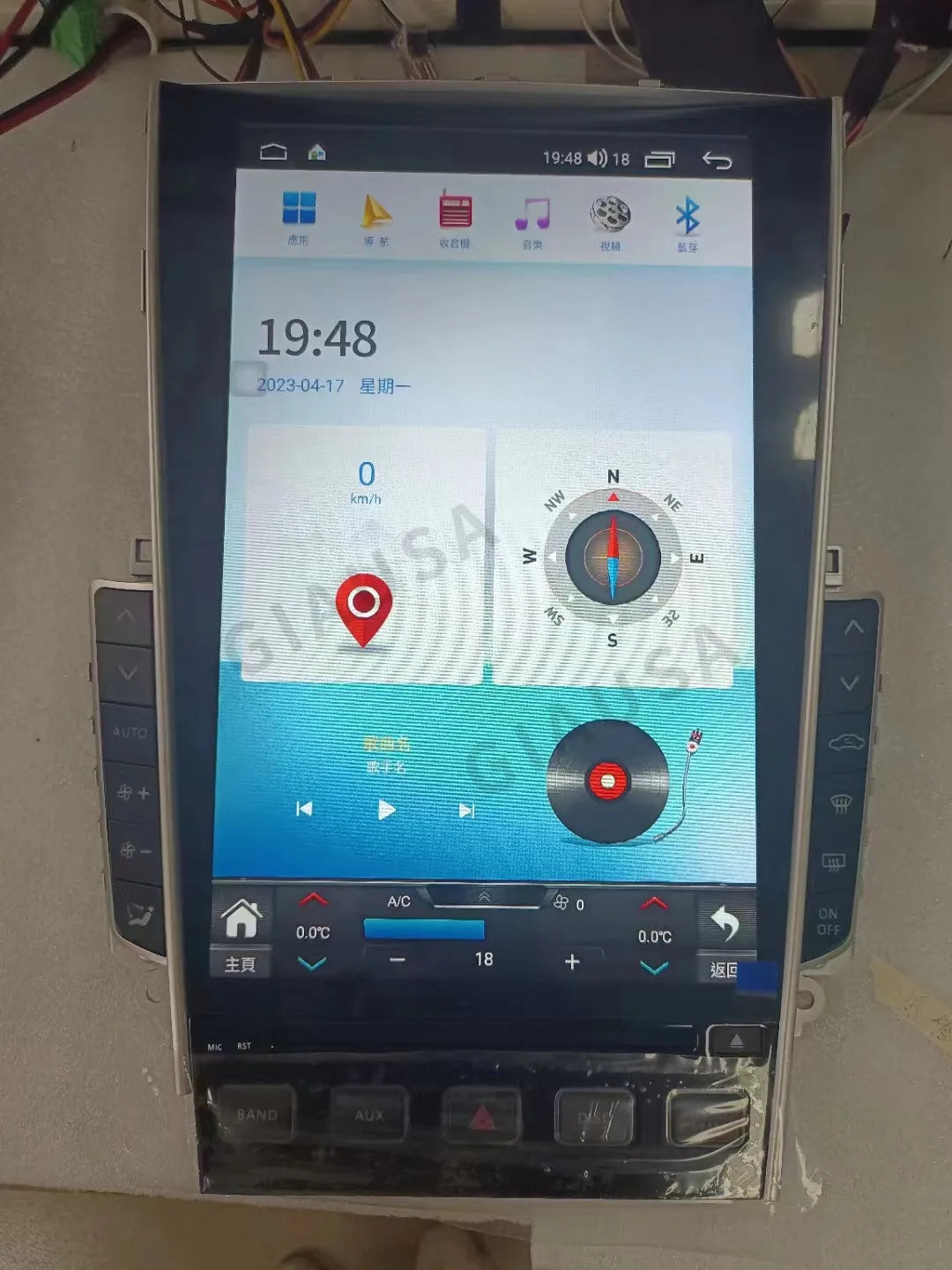 AuCar Mark6 Tesla Style Android Head Unit Radio For Infiniti Q50 Q50S Q60 Q60S 2014-2019 GPS Navi 1920*1080 13.6 Inch