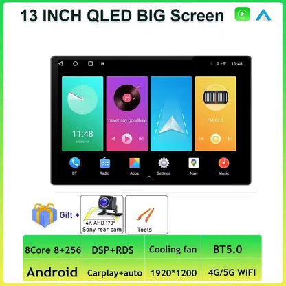 Android 14 Carplay Auto Car Radio For Peugeot 5008 4008 3008 2017 2018 2019 2020 Multimedia Video Player Navigation GPS Stereo