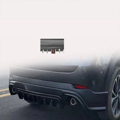 2024 New Rear Bumper Diffuser Exhaust with LED Light For Mazda CX-5 2020-2023 Carbon Fiber Car Tuning Accessory Bodykit Parts pp