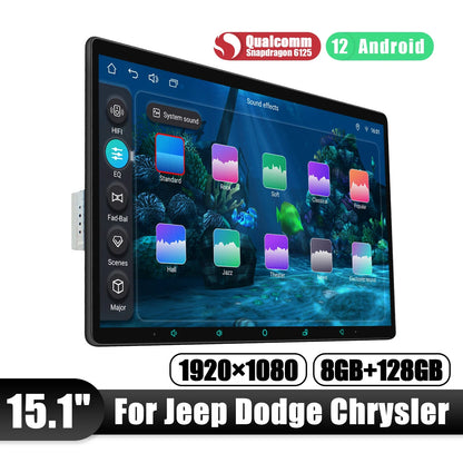 JOYING 15.1" 13.3" 11.6" 10.1"Android Car Radio Stereo Multimedia Player For Jeep Dodge Chrysler Car With Carplay Android Auto