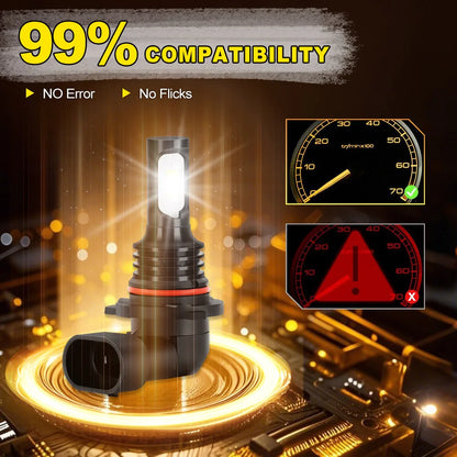90W 9005 HB3 LED Fog Lamps 20000LM High Power Auto Front Fog Lights For Dodge RAM 1500 2500 3500 2013 2014 2015 2016 2017 2018