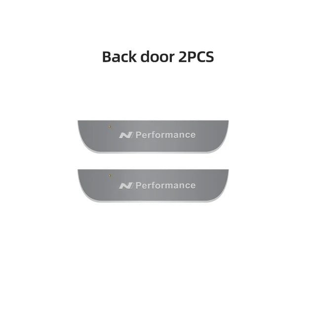 Car Door Decorate Lamps For Hyundai I30 Sonata Elantra i40 Kona Tucson N Line Auto Pedal Light Sill Pathway Welcome Scuff Light