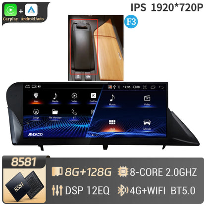 10.25" Android 14 For LEXUS RX350 RX450h RX300 RX270 RX350L 2009-2014 Car Radio Multimedia BT CarPlay Touch Screen
