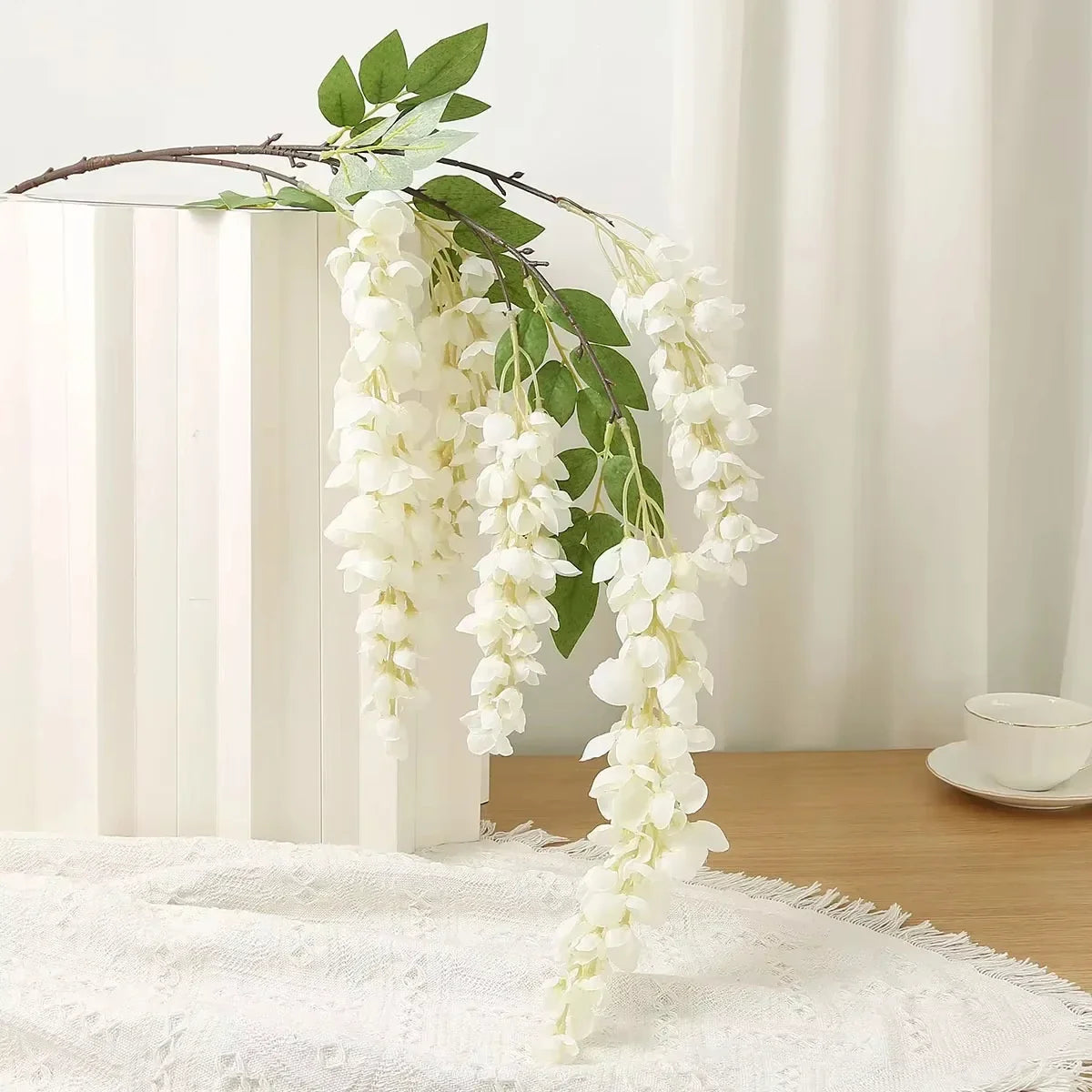 120cm artificiel Abler géant glycine longues Branches fleurs mariage décor à la maison salon toile de fond Arrangement fleur sus