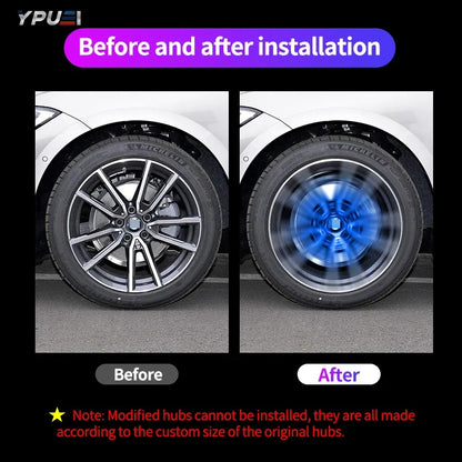Hub Light Car Wheel Caps Light Center Cover Lighting Cap Floating Illumination LED auto For for Mercedes-Benz A CLASS B CLASS C