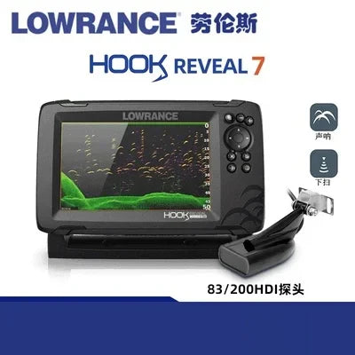 LOWRANCE Lawrence HOOK marine fish detector 7X high-definition sonar raft fishing route sub sea fishing detector