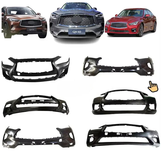Infiniti G37 Auto Parts For Infiniti Q50 Q60 QX50 QX70 QX80 Front Bumpers For Nissan For Infiniti Full Series Car Bumper Picture