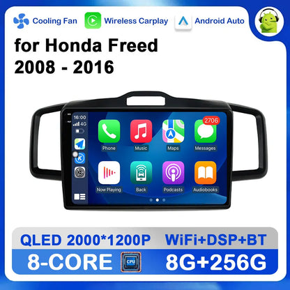 10 inch Android System for Honda Freed 2008 - 2016 Navigation GPS Car Multimedia Radio Video Player DSP Stereo WiFi+4G Bluetooth