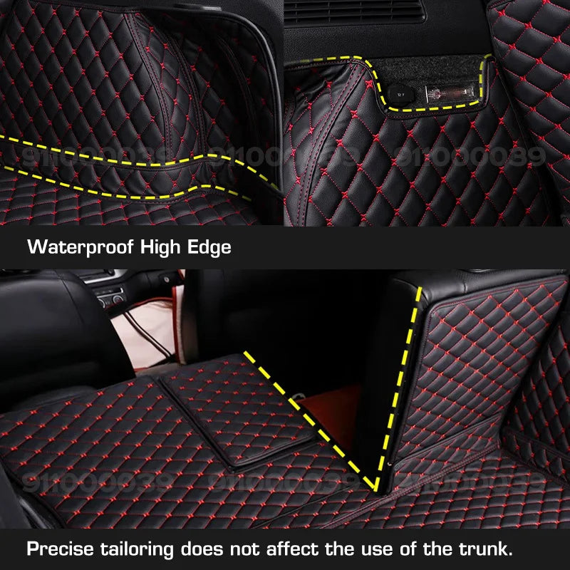 For Volkswagen VW ID.6 CROZZ、ID.7 VIZZION Auto Full Coverage Trunk Mat Car Protective Pad Cargo Liner Interior Accessories