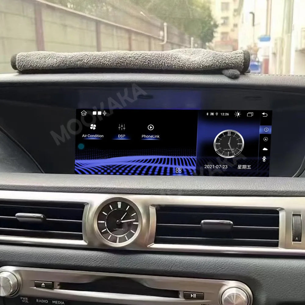 For Lexus GS GS200T GS250 GS350 GS400 GS450 2012 - 2017 Car Radio Multimedia Player Wireless Carplay Android Auto Autoradio Unit