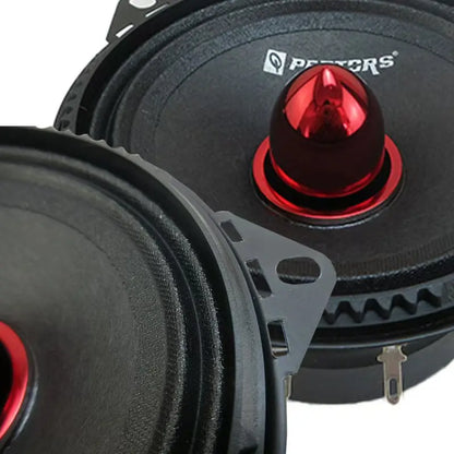 1Pair 4 inch Car Stereo Mid Range Woofer Integrated Vehicle Speaker 400W, 4 ohm Mid-bass Suitable for Car Audio Modification