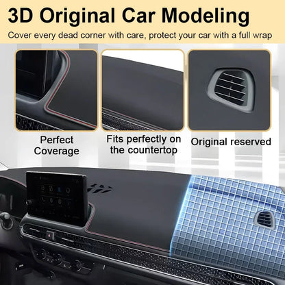 For Jaguar F-Type 2014-2024 Car Dustproof Anti-Slip Center Console Dash Mat Dashboard Cover Mat Sunshade Dashmat Car Accessories