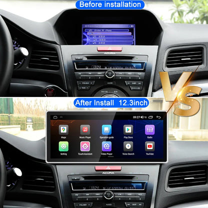 For Honda Acura ILX 2013-2014-2015-2021 Car Radio Multimedia Video Player Stereo, 12.3-inch Android GPS Navigation DSP Carplay