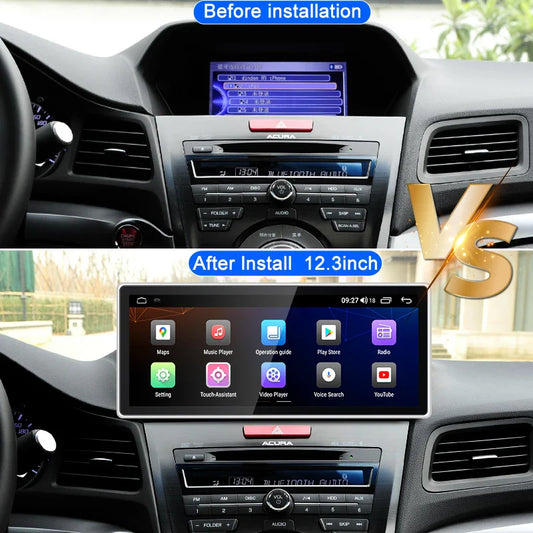 For Honda Acura ILX 2013-2014-2015-2021 Car Radio Multimedia Video Player Stereo, 12.3-inch Android GPS Navigation DSP Carplay