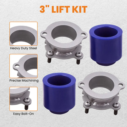 3" Front Rear Lift Kit For Chevrolet Trailblazer GMC Envoy 2002-2009 32" Tires