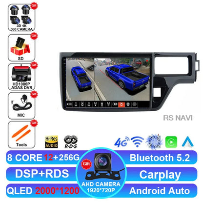 Android 14 Car Radio For Honda Stepwgn 5 2015 - 2021 4G LTE DSP Navigation BT Viedo Player DVD Wireless Carplay Auto 2 DIN GPS