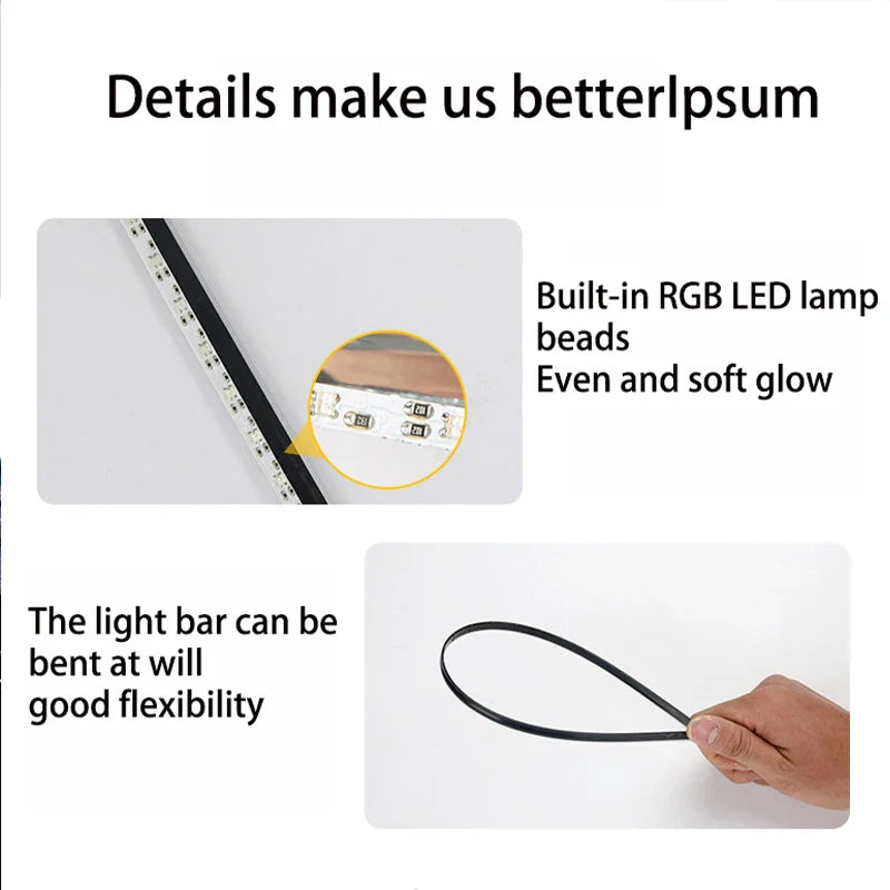 EightFox Official Store Car Ambient Lights18in1 Automobileatmosphere lamp acrylic light decorativecar atmosphere light