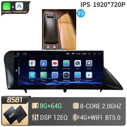 10.25" Android 14 For LEXUS RX350 RX450h RX300 RX270 RX350L 2009-2014 Car Radio Multimedia BT CarPlay Touch Screen