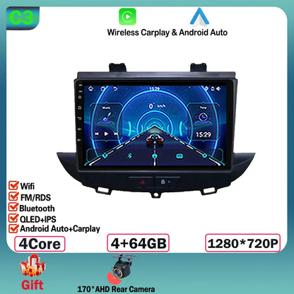 Android 14 For Opel Grandland X crossland x 2016-2020 Carplay Multimedia Monitor Screen Stereo Radio Video Player Car Navigation