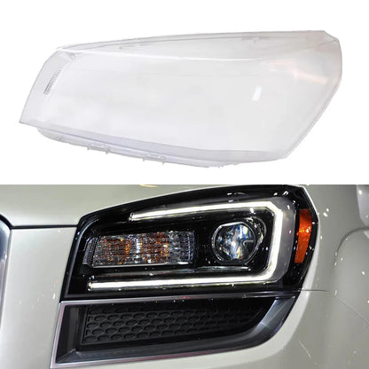 Car Front Headlight Cover For GMC Acadia 2013 2014 2015 Auto Headlamp Lampshade Lampcover Head Lamp Light Covers Lens Shell