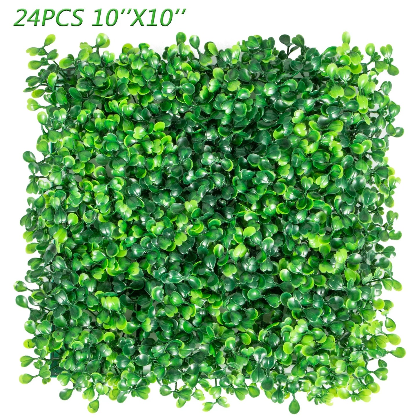 VEVOR Artificial Plant Wall Decoration Boxwood Hedge Wall Panel Home Decor Fake Plants Grass Backdrop Wall Privacy Hedge Screen