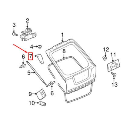 2Pcs Tailgate Power Strut Bracket For Land Rover Range Rover Sport 2010-2013 L+R LR095809 LR095810