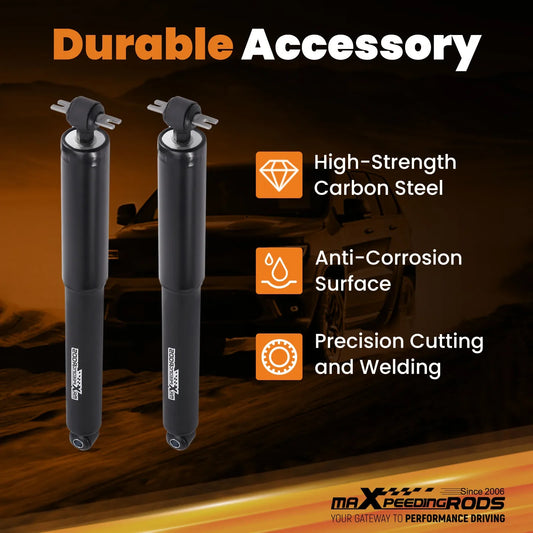 6" Rear Drop Shock Absorbers For Chevrolet GMC C1500 1988-1998 2WD Twin-tube