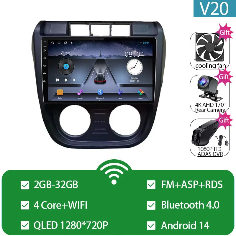 Android 14 Stereo Car Radio For VOLKSWAGEN Crossfox 2003-2009 Multimedia Video Player 4G GPS Android Auto CarPlay DSP No 2 Din
