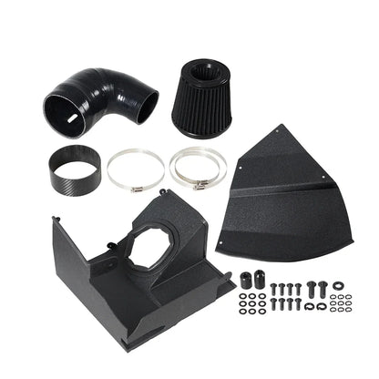 Hot  Tube Intake Pipe Kit Black Cold Air Filter System Engine Parts Car Air Intake Duct Tube For BMW G20 G21 320I 330I Aluminium