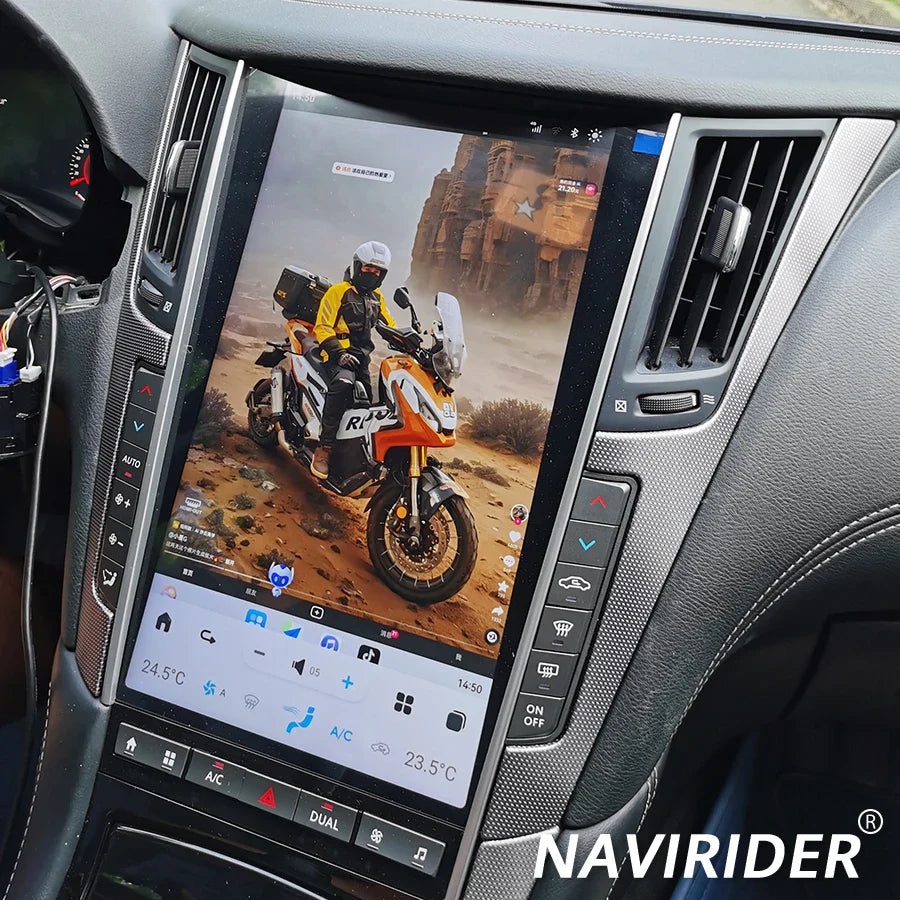 13.6" Android Car Radio For Infiniti Q50 Q50l Q50s Q60 2014-2020 Multimedia Video Stereo GPS Navigation Carplay DSP Head Unit
