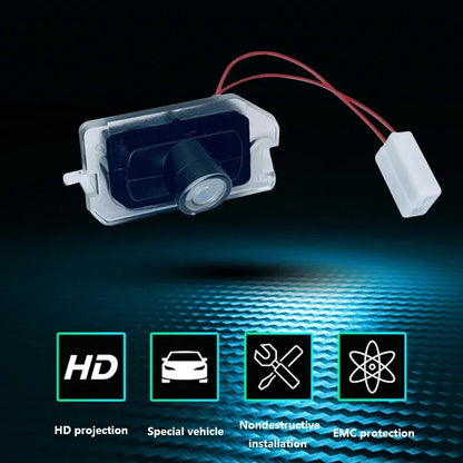 For Mercedes Benz W213 W205 W222 N293 X247 W253 C E S Class EQC GLB GLC  Car Rearview Mirror Led Welcome Light Ghost Glass Lamp