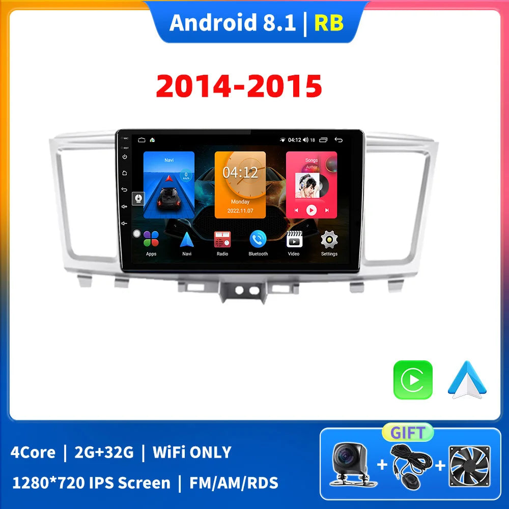 EKIY For Infiniti QX60 2014-2019 Car Radio Android 10 Auto Carplay 4G WIFI GPS Navigation Multimedia Player DVD Player