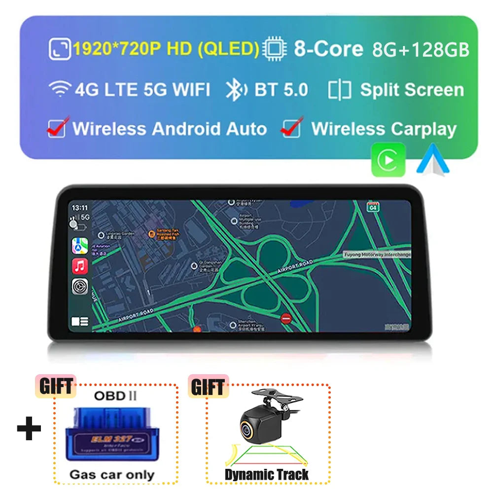 12.3 inch For Beijing BJ40 2020 - 2022 Car Radio Stereo Multimedia Autoradio Navigation GPS DSP Video Audio Player Android Auto