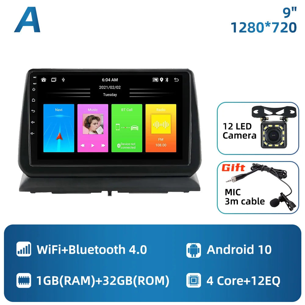 2 Din Android Car Radio for Dodge Nitro 2007-2011 Stereo Carplay Car Multimedia Player GPS Navigation Autoradio Head Unit Auto