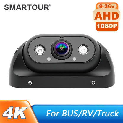 SMARTOUR CVBS AHD 1080P Car Rear View Camera for Truck Bus Paking Monitor Night Vision Reversing Camera 12-24V Easy Installation