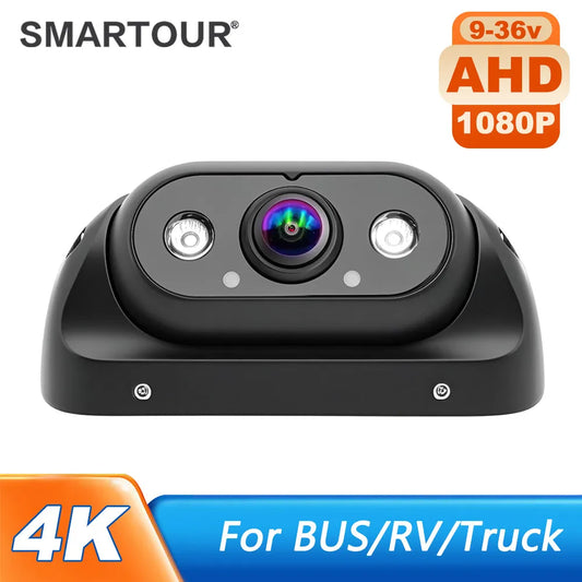 SMARTOUR CVBS AHD 1080P Car Rear View Camera for Truck Bus Paking Monitor Night Vision Reversing Camera 12-24V Easy Installation