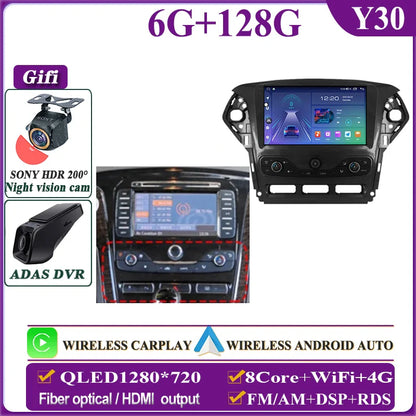 Autostereo 14 For Ford Mondeo MK4 2007-2014 Car Multimedia Video Player GPS Navigation Radio Android 13 Auto Carplay No 2Din DVD