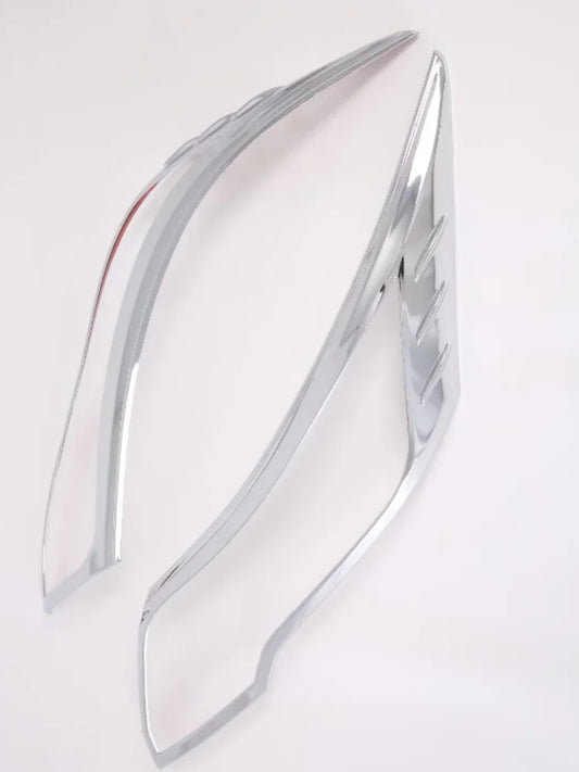 Chrome ABS Head Lights Cover For Toyota Rush  2019 2020 2021 Car Exterior Parts Headlight Lamp Hood accessories