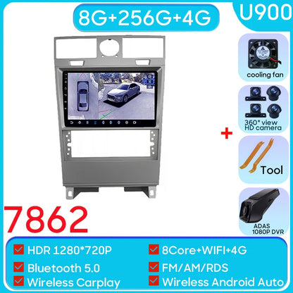 Android13 For Lincoln Navigator 2003 - 2009 Car Radio Video Multimedia Player Navigation Carplay GPS WIFI BT Stereo NO 2din DVD