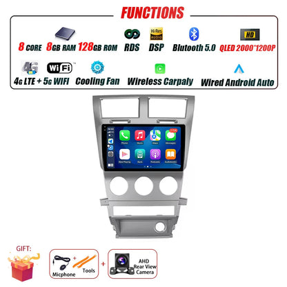 Car Radio Carplay For Dodge Avenger JS 2007 - 2010 For Dodge Nitro 2006 - 2011 Navigation GPS Android Auto Multimedia Player BT