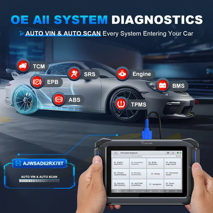 VDIAGTOOL VD70lite VD70 All System Car diagnostic Tools Automotive Bidirectional Scanner Lifetime Free Update Key Programmer