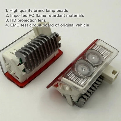 For Benz Welcome Car Door Light E Class A B C W212 W213 W205 GLA GLC X253 W246 X166 W166 W164 G GLE GLS dynamic Icon Projector