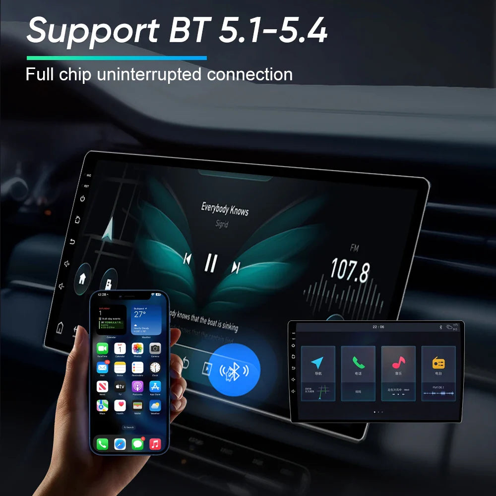 Car Multimedia Radio Player For Dodge Avenger JS 2007 - 2010 For Dodge Nitro 2006 - 2011 Android 14 2din Autoradio BT 5G Wifi