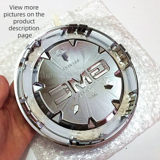 4pcs Wheel Hub Caps Compatible with 2007-2014 GMC Sierra 1500 Yukon Denali XL 190mm Diameter Vehicle Accessories