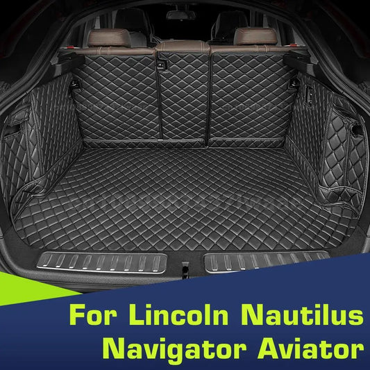 For Lincoln Nautilus Navigator SUV Aviator Auto Full Coverage Trunk Mat Car Protective Pad Cargo Liner Interior Accessories