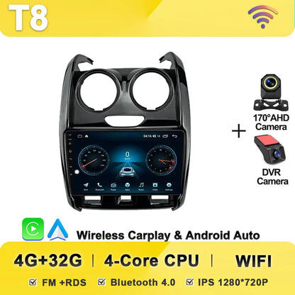 Car Multimedia Player For Renault Duster 2015 - 2021 For LADA Largus 2021 Automotive Multimedia Mirror Link Intelligent System