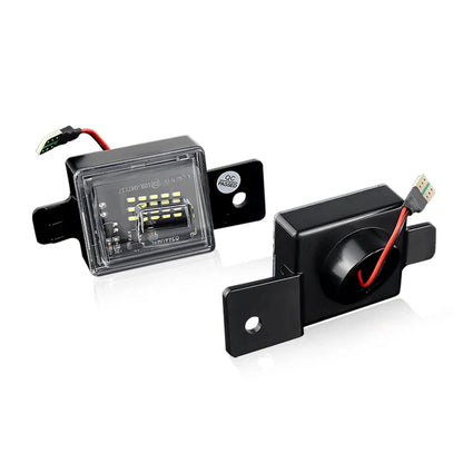 2PCS For Silverado GMC Sierra 1500 LD 2500HD/500HD Led License Plate Light Lamp Canbus Error Free White 6000K OEM# GM2875100